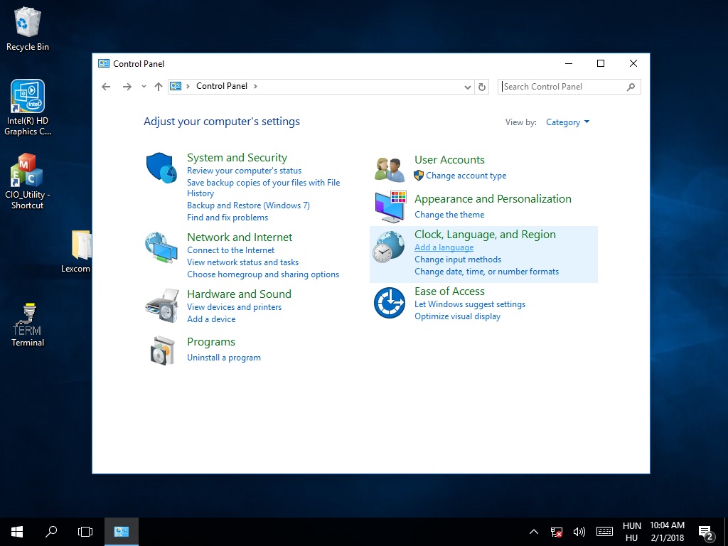 Windows 10 IoT Nyelvi csomagok telepítése III Windows 10 IoT Nyelvi csomagok telepítése III